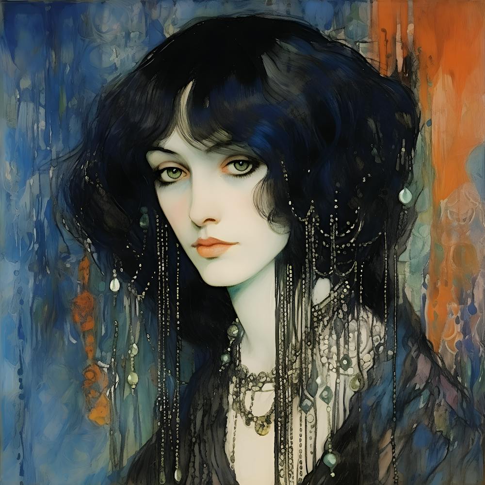 Woman With Black Hair