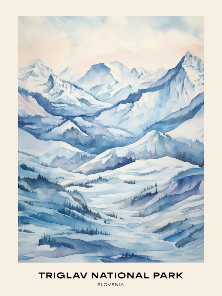 Triglav National Park Slovenia 2 Poster