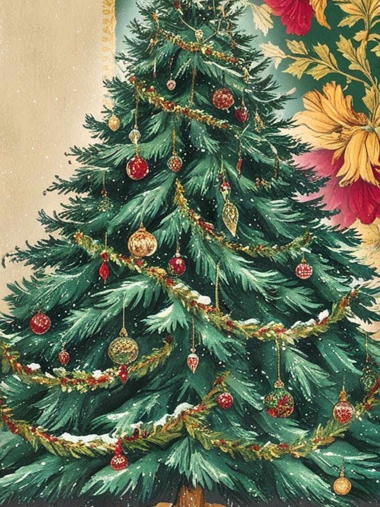William Morris Christmas Tree 43