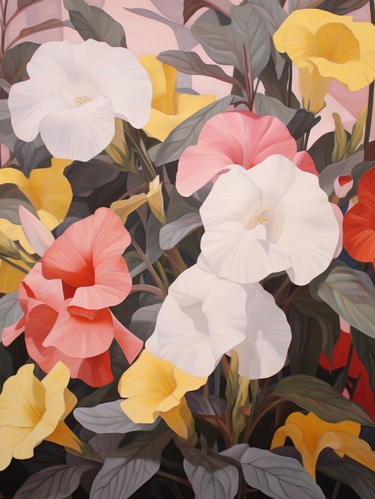 Impatiens 4 Blumenmalerei