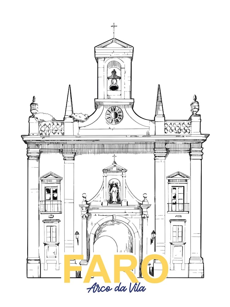 Faro Portugal Monument de la Ville