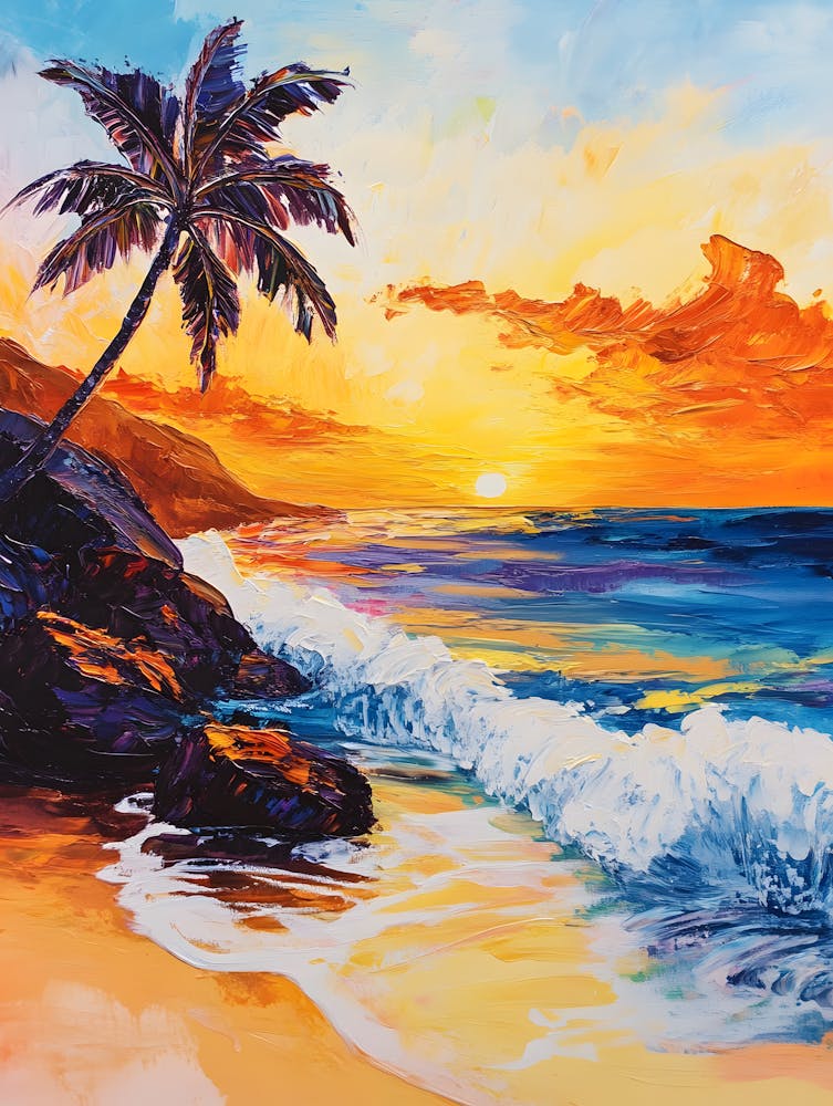 Sunset At The Beach 9