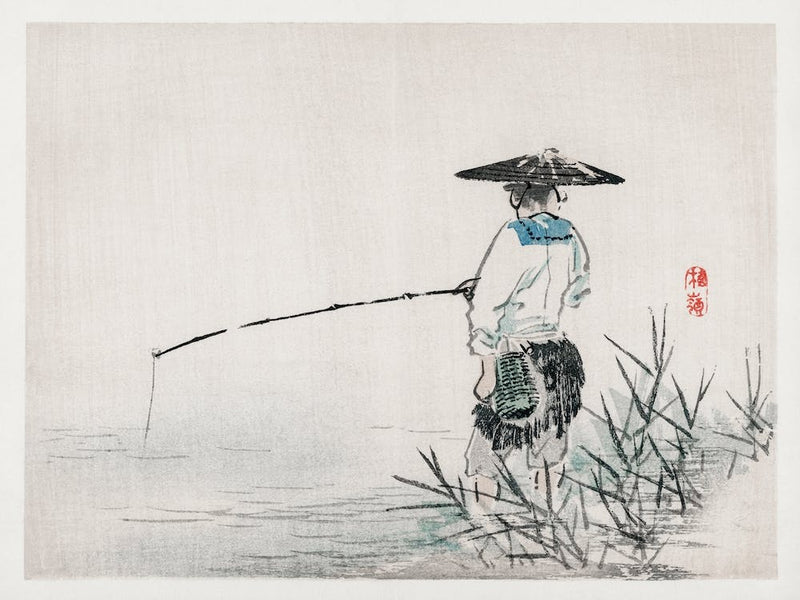 Fisherman, Kōno Bairei