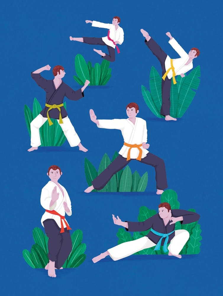 Martial Arts Poses Self Care