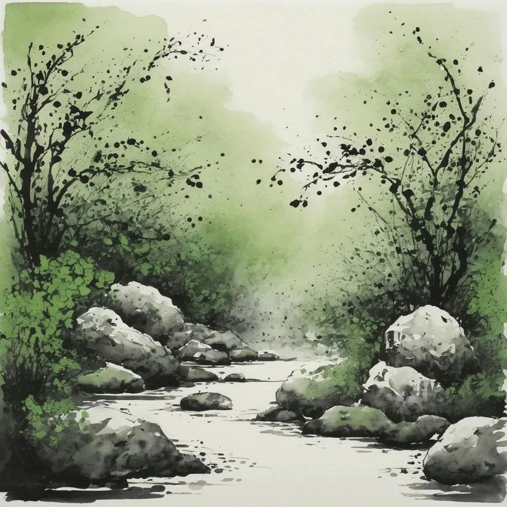 Chinese Ink Painting 1