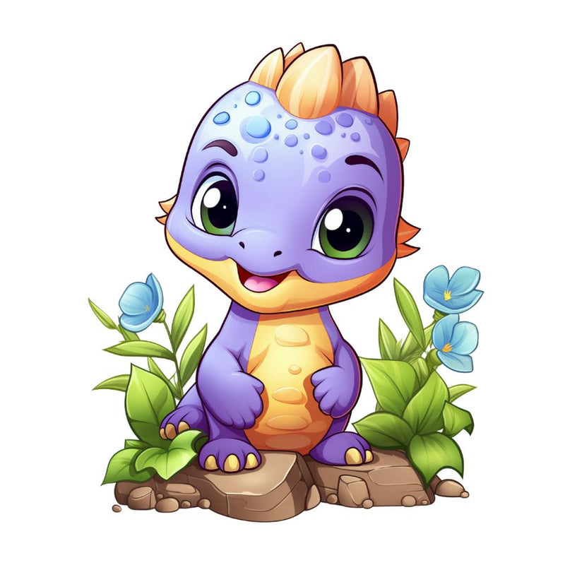 Cute Baby Dinosaur wall decor