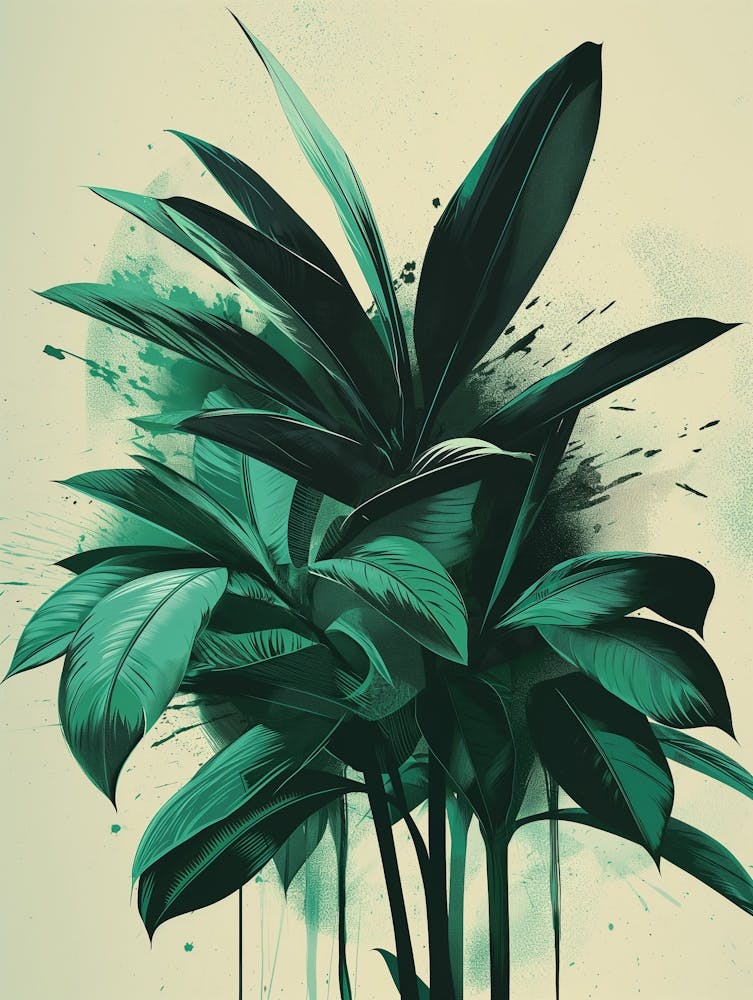 Green Leaves Canvas Print
