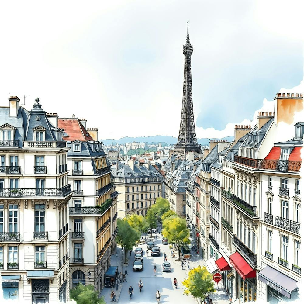 Paris Cityscape
