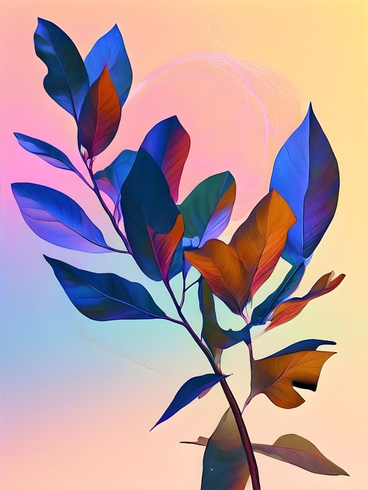 Abstract Leaves 12