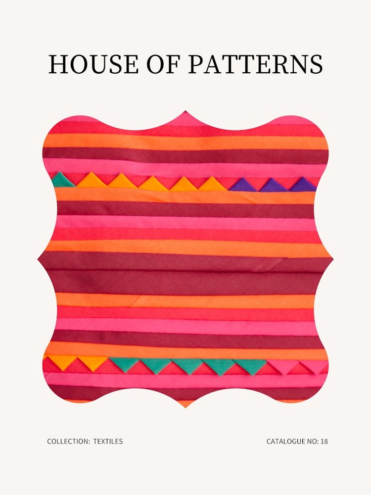 Textile Pattern Poster 18