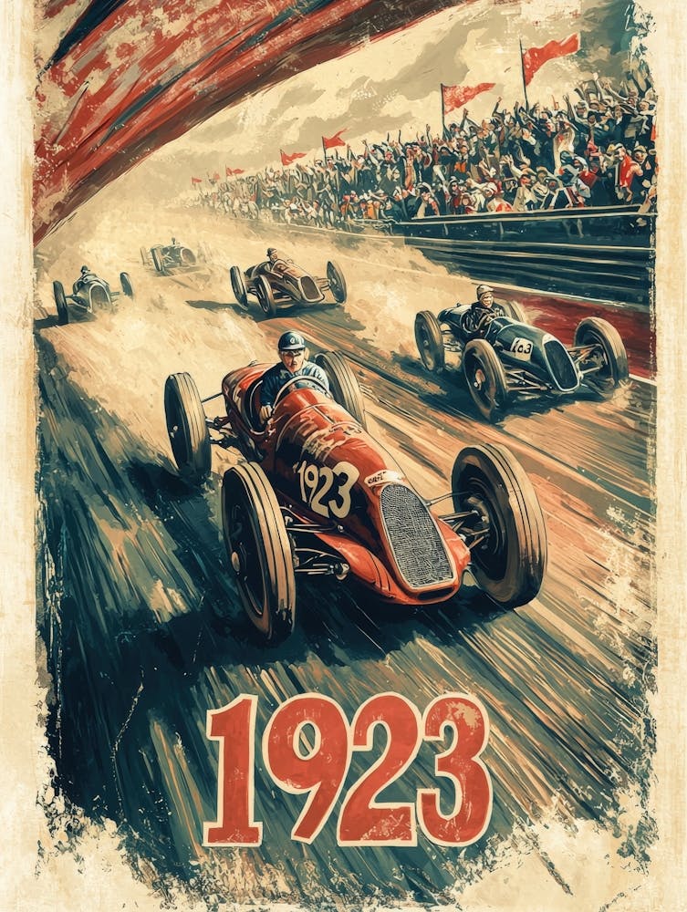 Aihrgdesign A Vintage Sports Poster For The Inaugural 24 Hour 906602a1 Ab7e 4669 8606 5093f315e17c 2