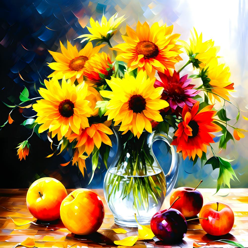 Whispers Of Petals A Floral Symphony In Ink