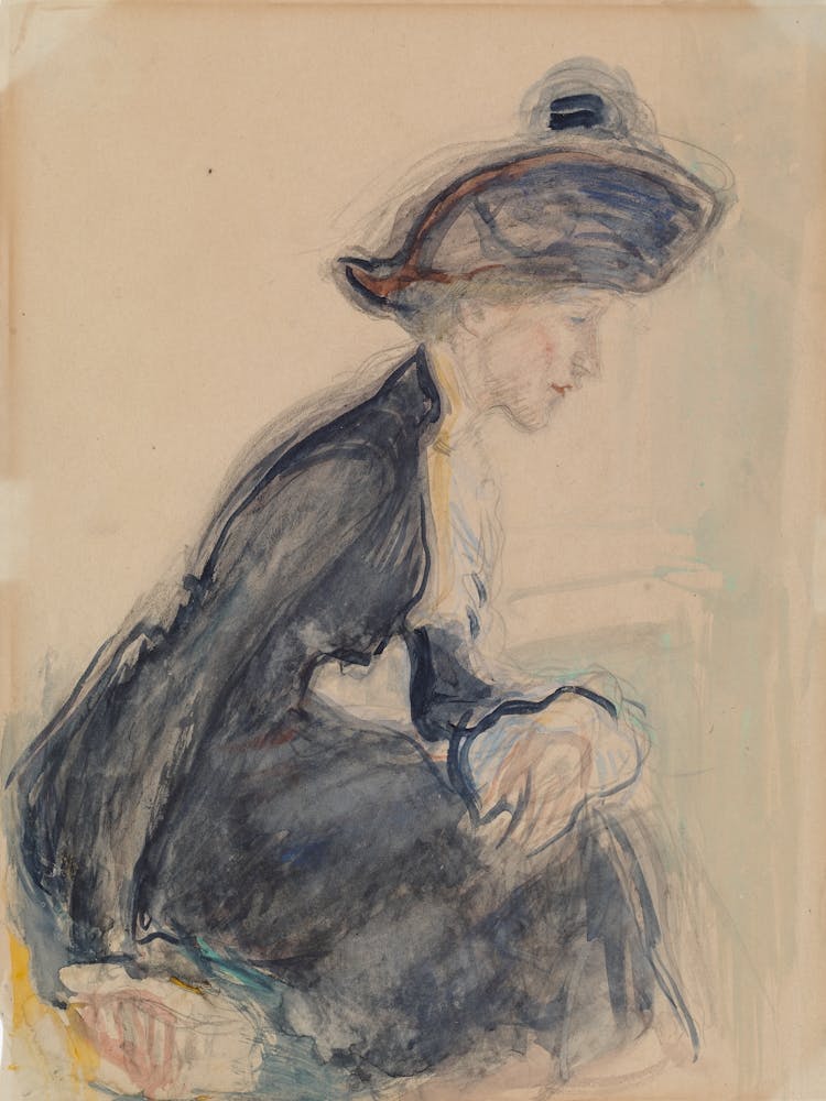 Mrs Anni Lagerborg, 1912 By Magnus Enckell