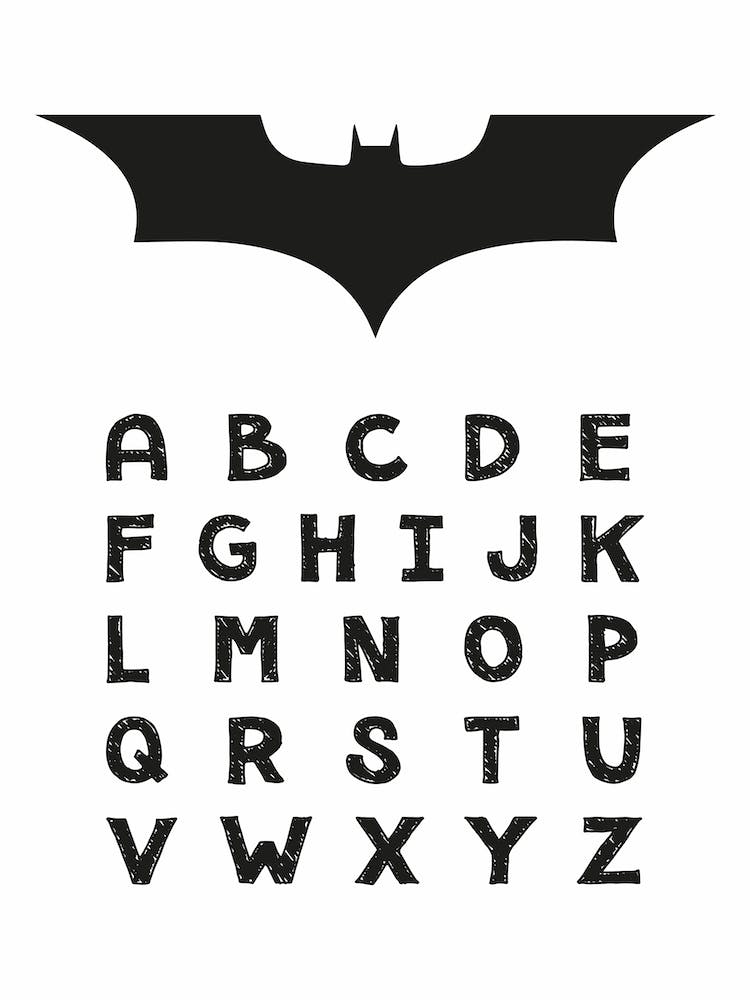 Batman Alphabet