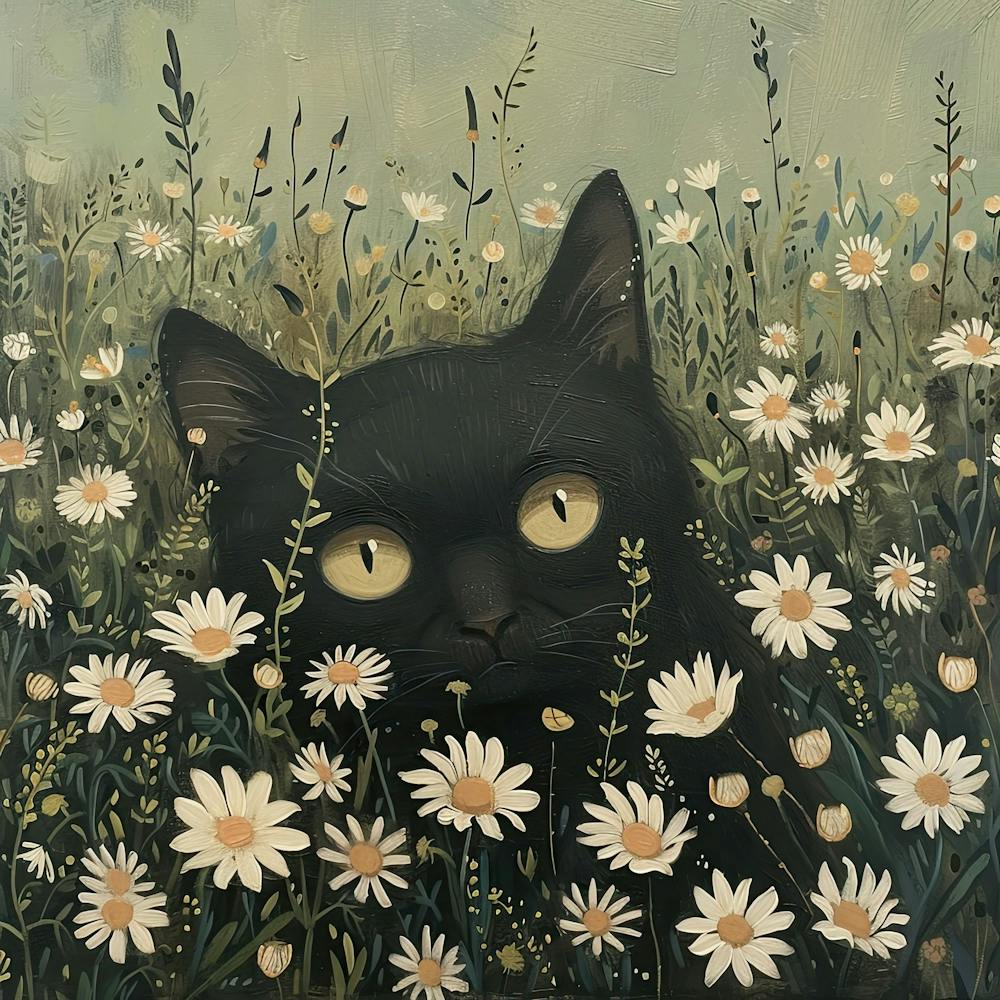 Cat Fairycore Painting 2