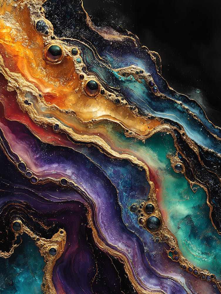 Stunning Whimsical Marble 9