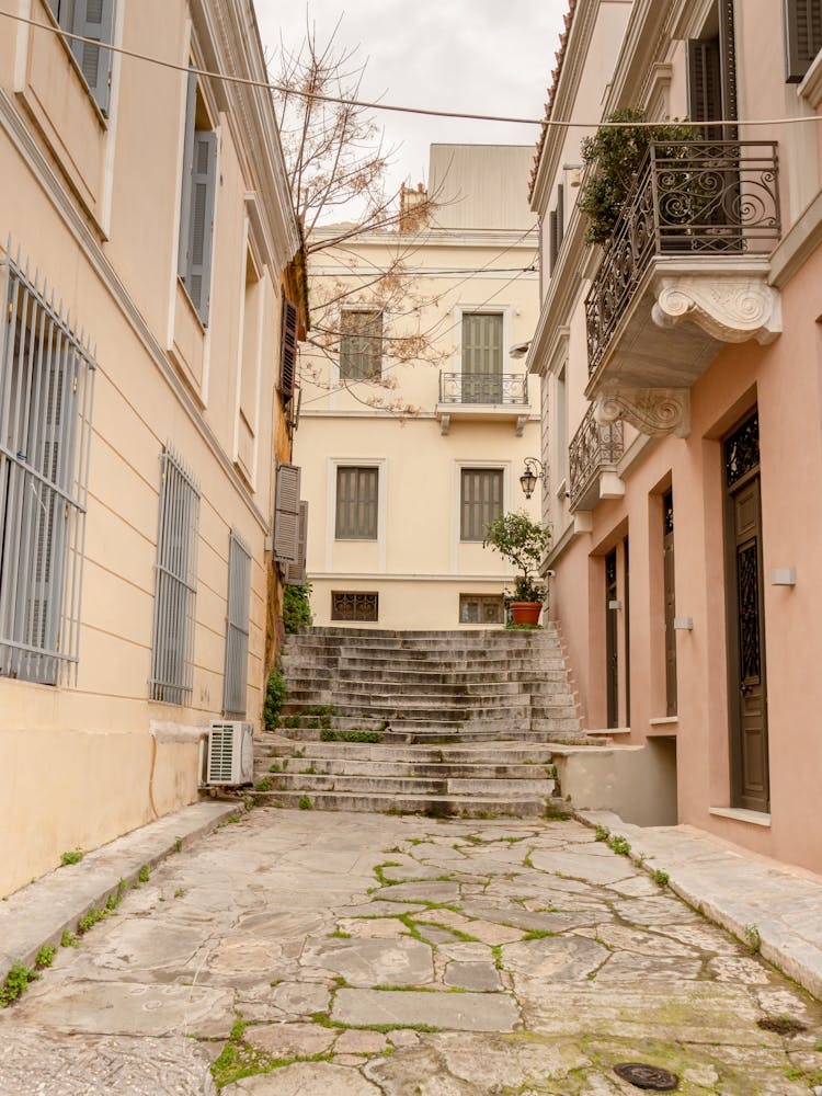 Alleyway In The Plaka Of Athens