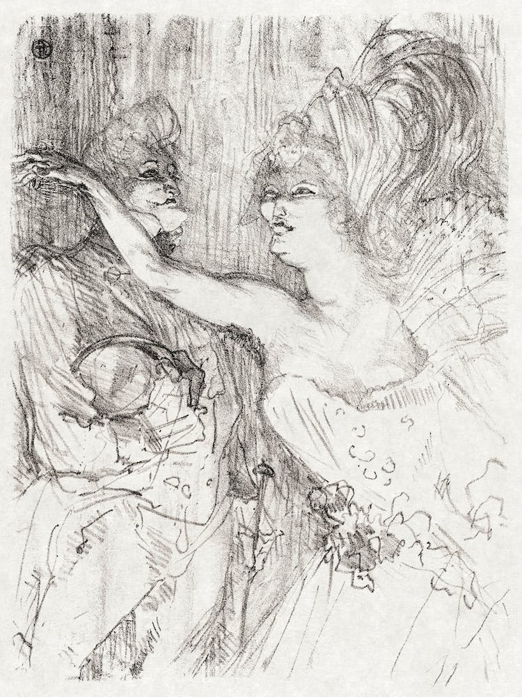 Guy And Mealy In Paris Qui Marche (1898), Henri de Toulouse-Lautrec