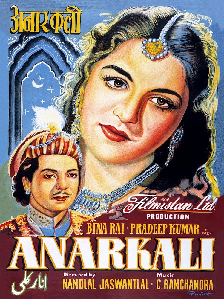 Romantic Bollywood Movie Poster