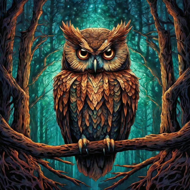 Owl In The Forest 39
