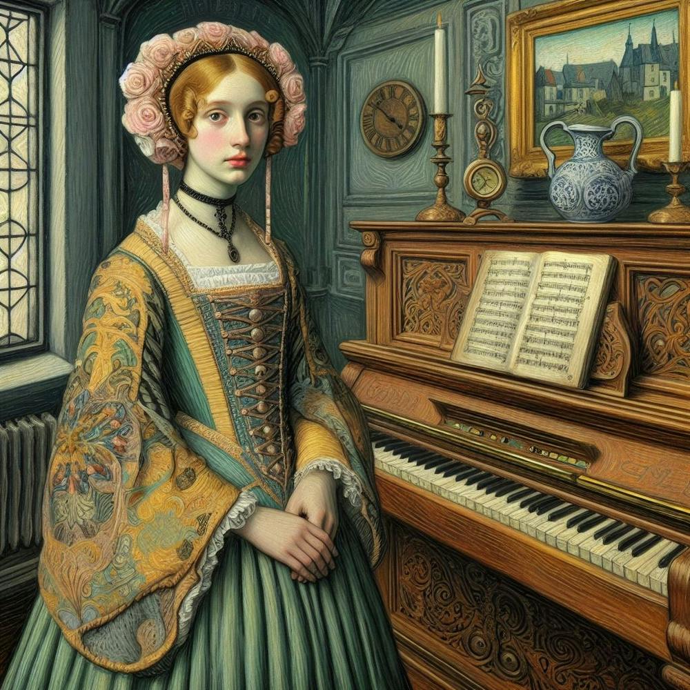 Lady At The Piano