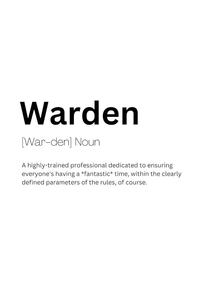 Warden Definition Meaning