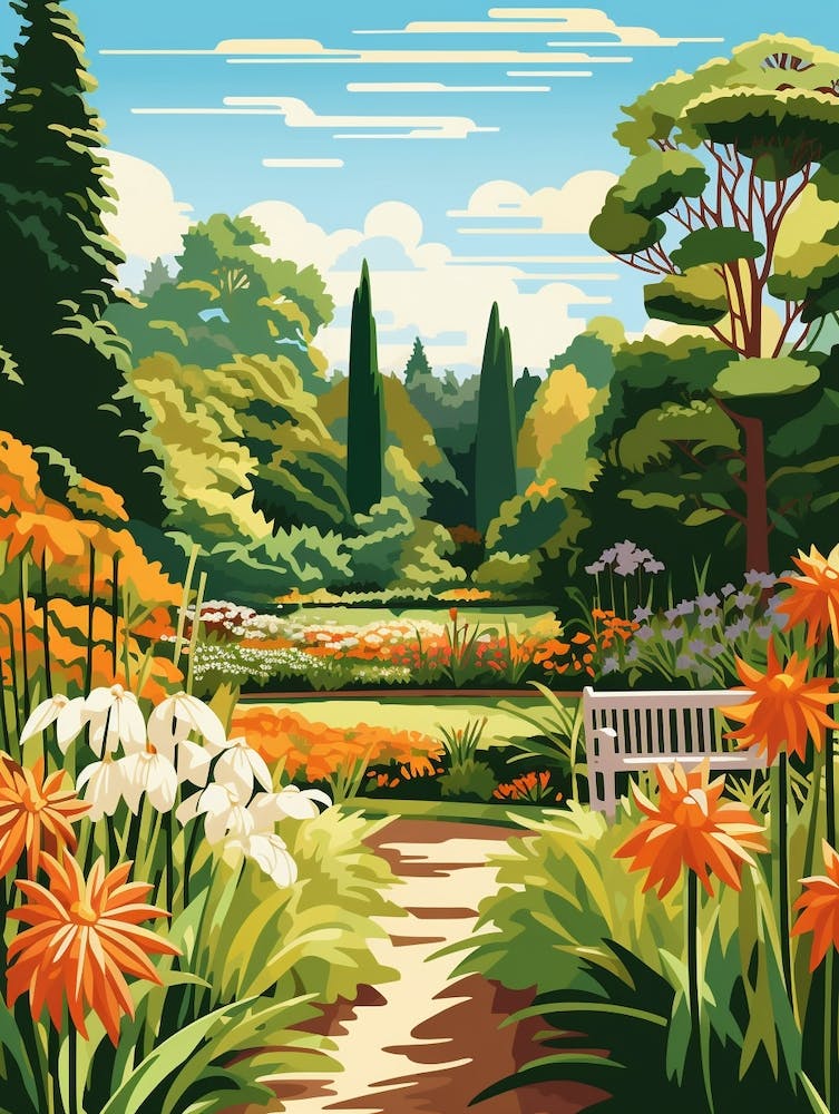 Vandusen Botanical Garden Canada Illustration  1