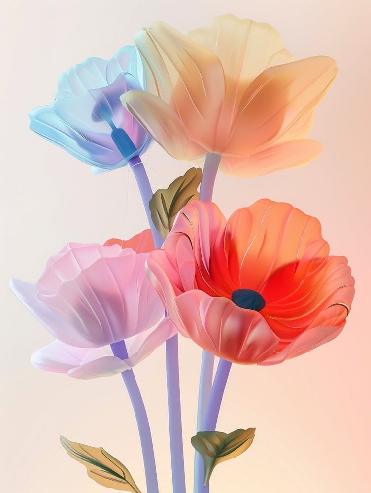 Dreamy Inflatable Flowers Poppy 3