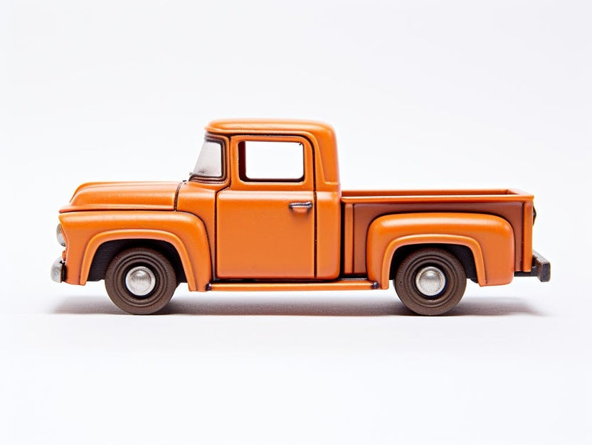 Toy Car 56 Ford Truck Orange