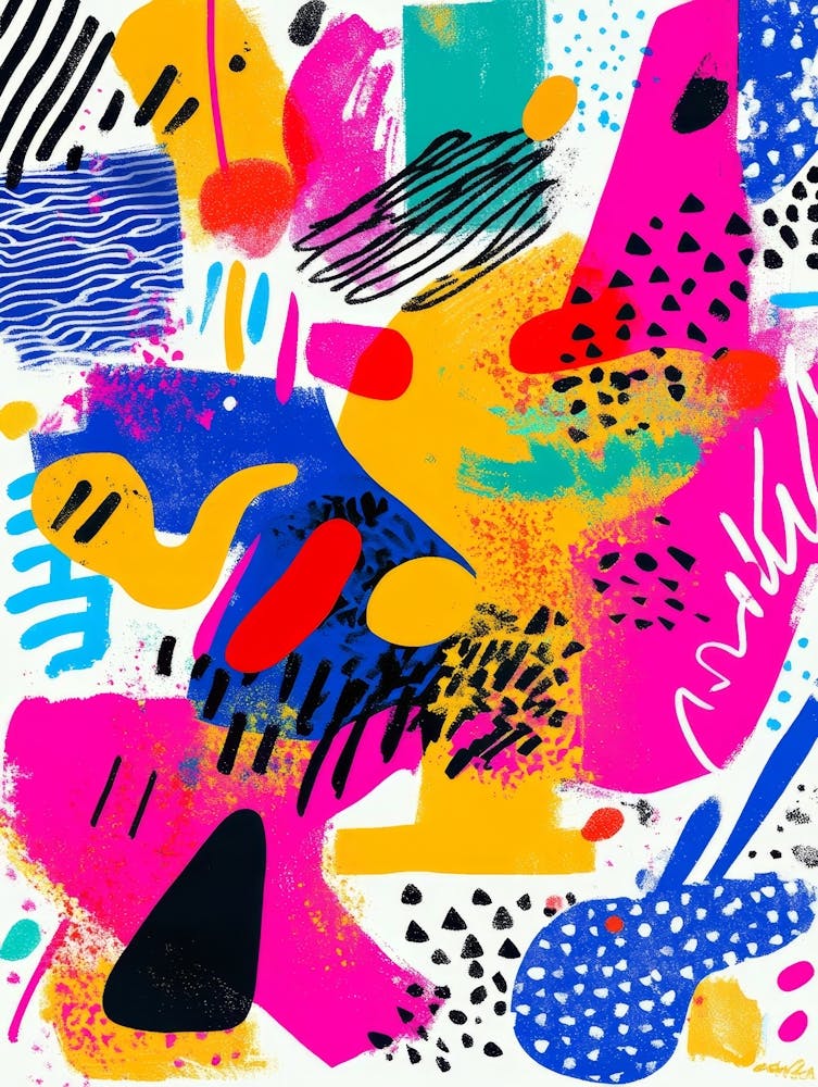 Modern Multicolor Futuristic Pop 1