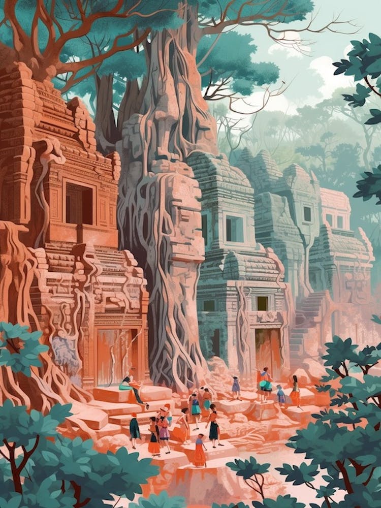 The Ta Prohm Siem Reap Cambodia