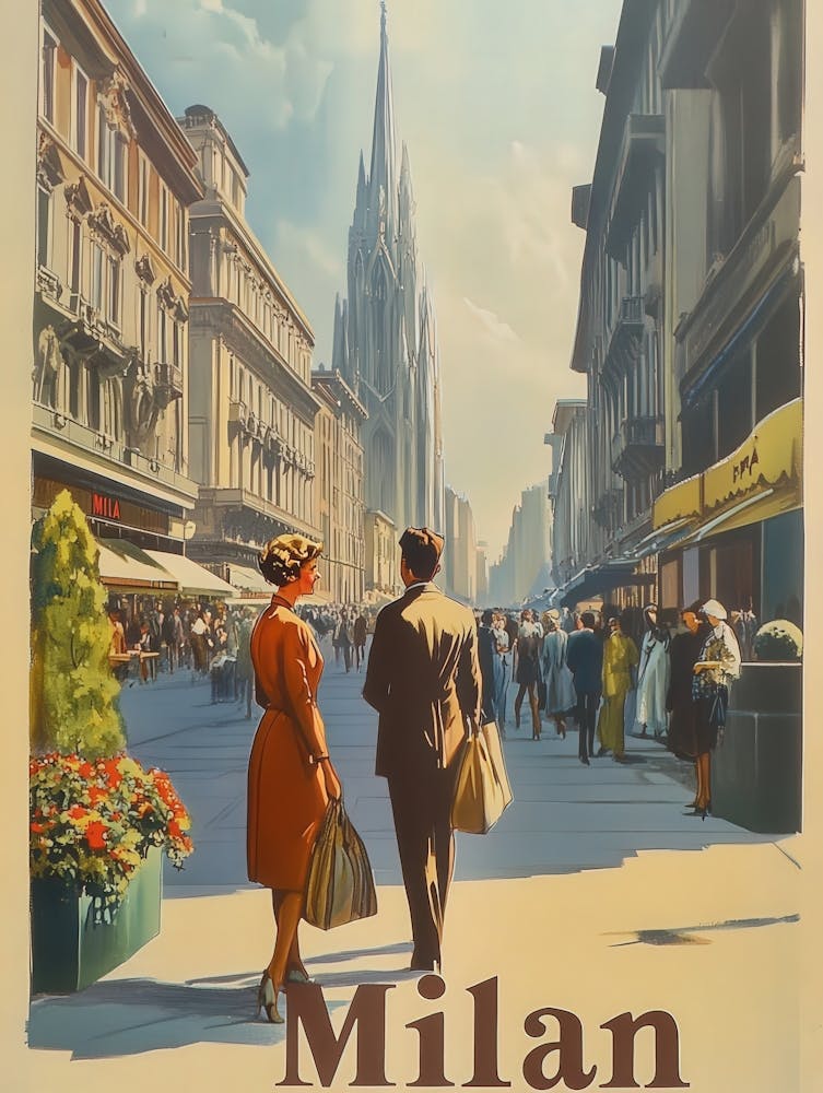 Aihrgdesign A Mid Century Modern Travel Poster For Milan Show Cf9c030c 2e23 45f4 Afe5 4de7fdaf2669 1