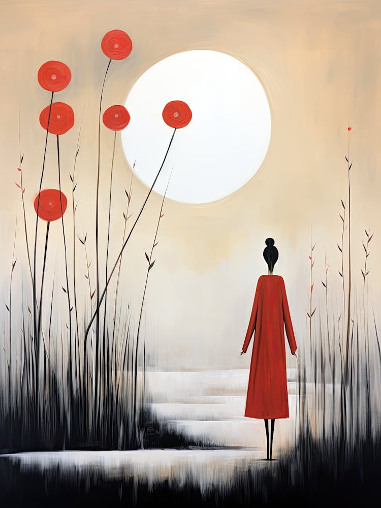 Sacred Circles Of Life, Boho Art Style