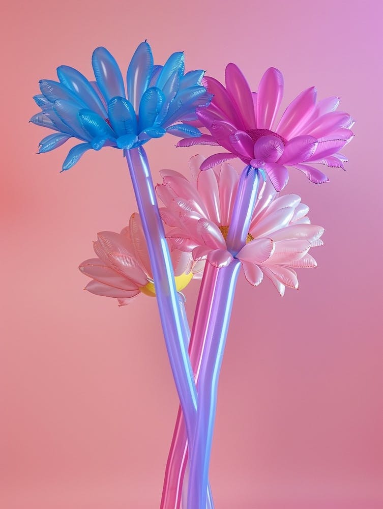 Dreamy Inflatable Flowers Cornflower 3