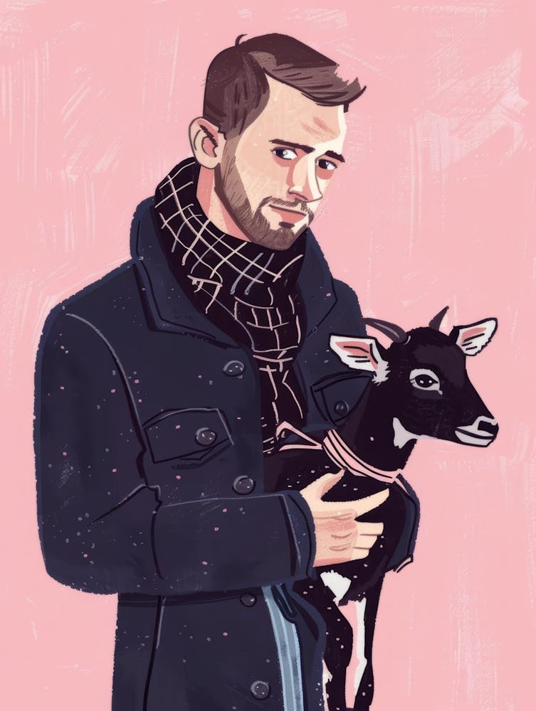 Man With A Goat