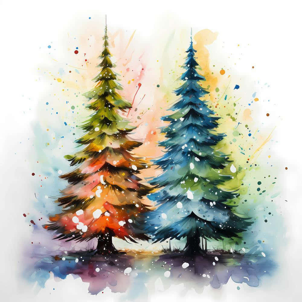 Aqua Glow of Winter Whimsy