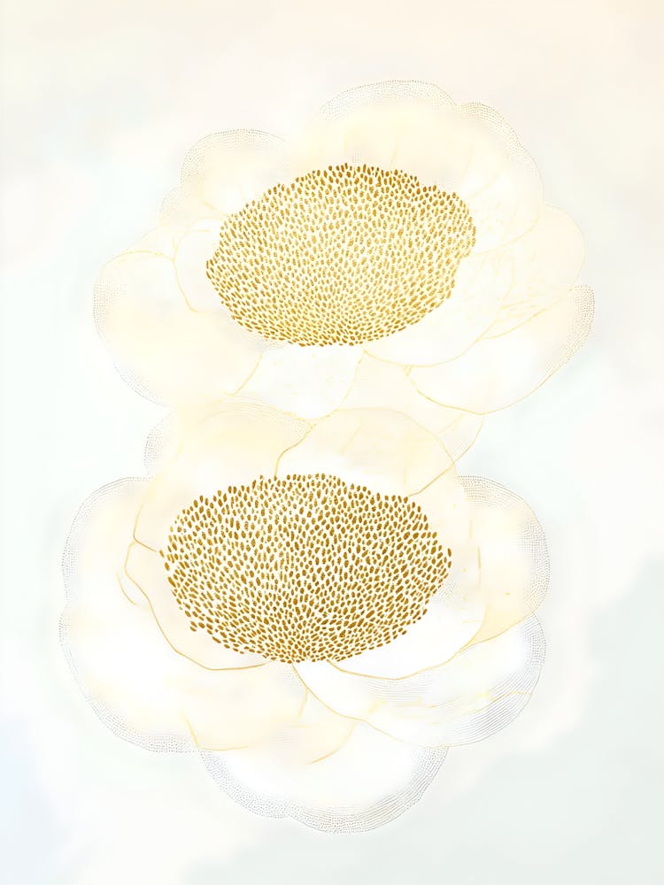 Two White Flowers