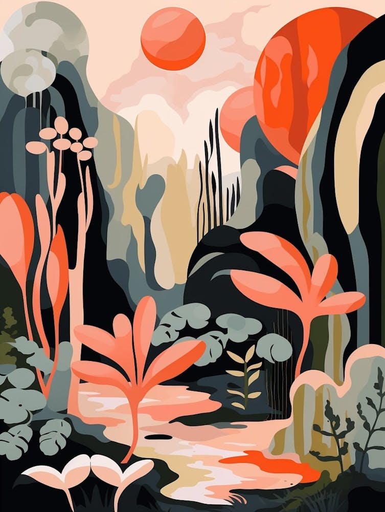 Jungle Abstract Minimalist 3