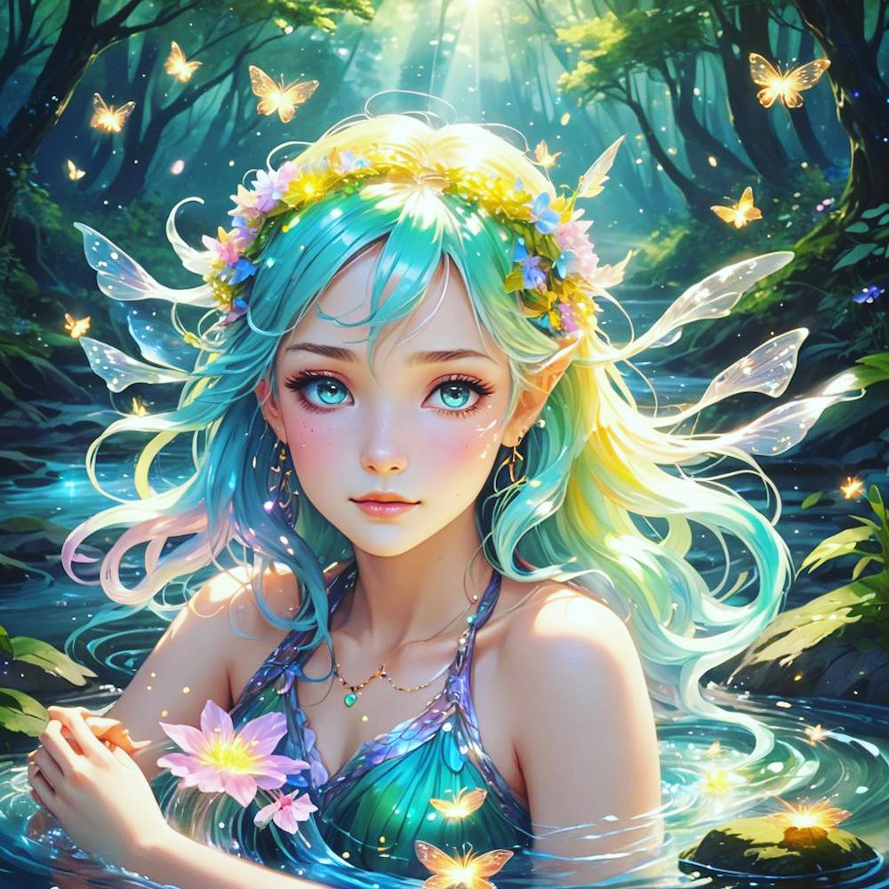 Moonlit Serenade: The River Fairy's Enchantment Part 2