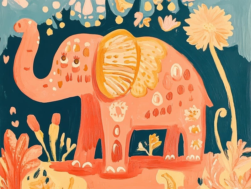 Elephant In The Forest