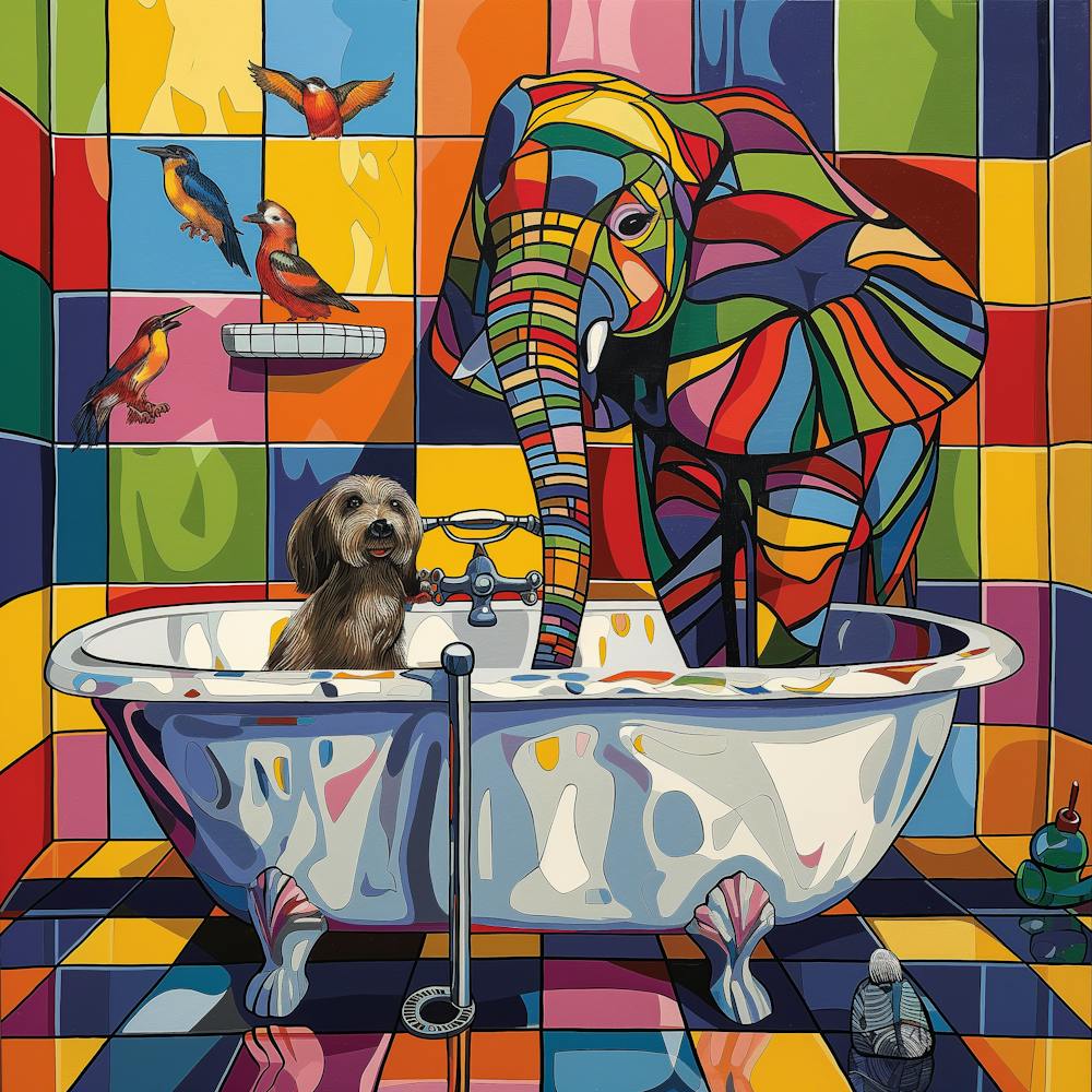 Elephant In The Bath 5
