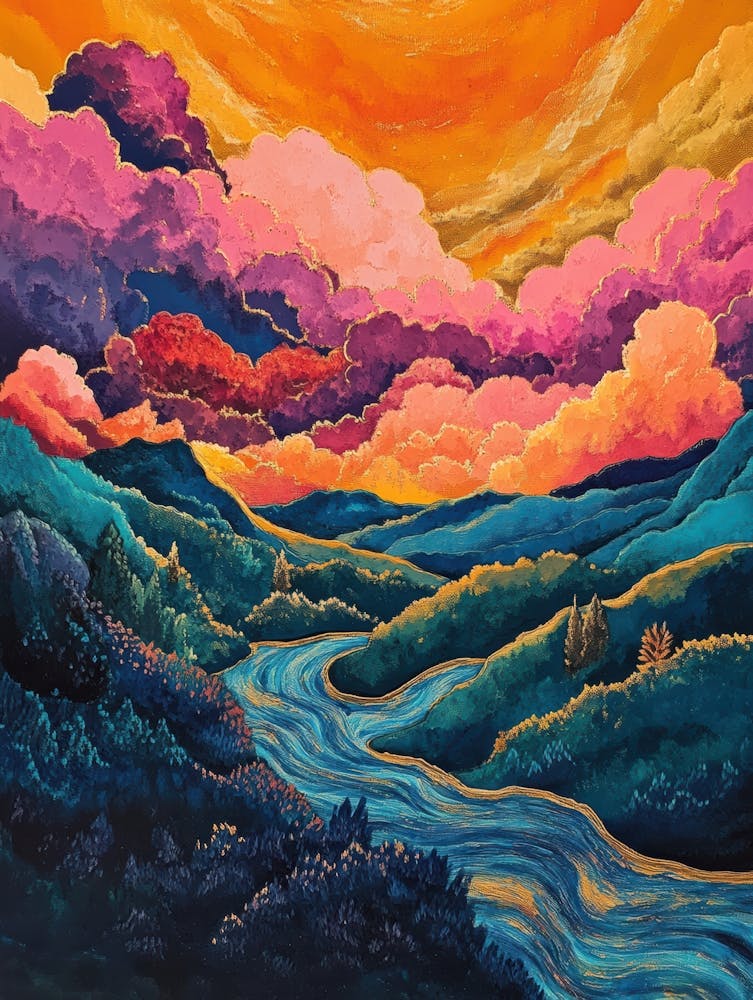 Sunset In The Mountains 6