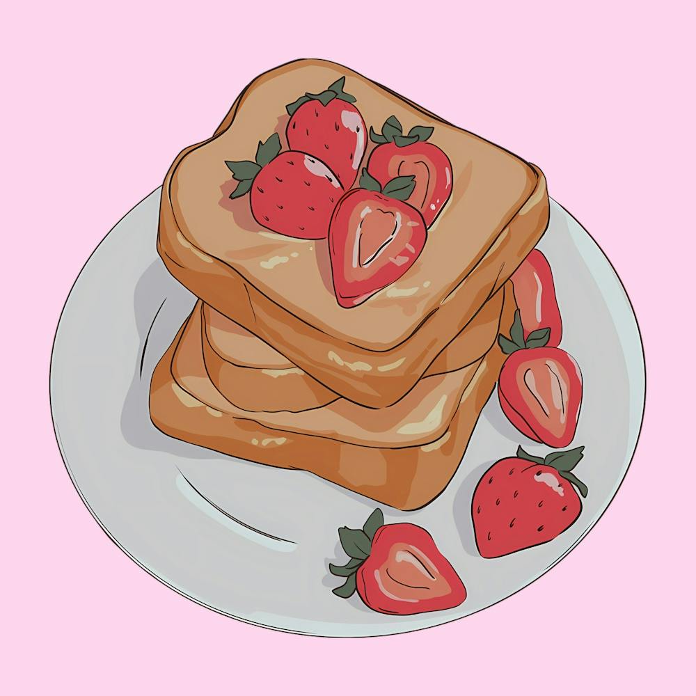 French Toast With Strawberries