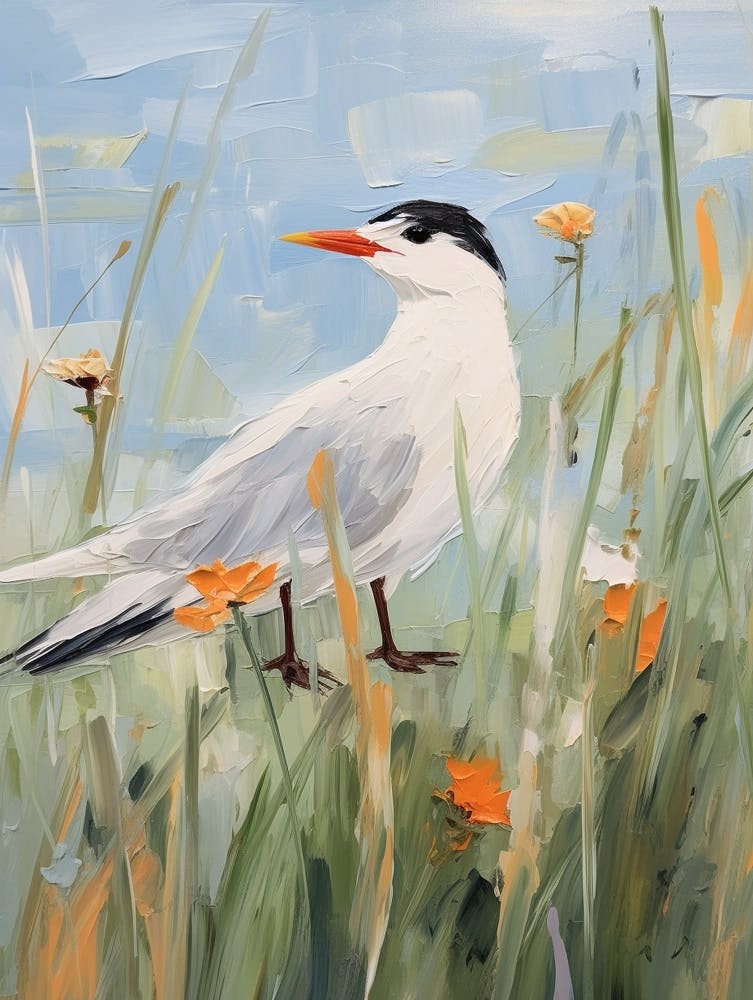 Bird Painting Common Tern 3