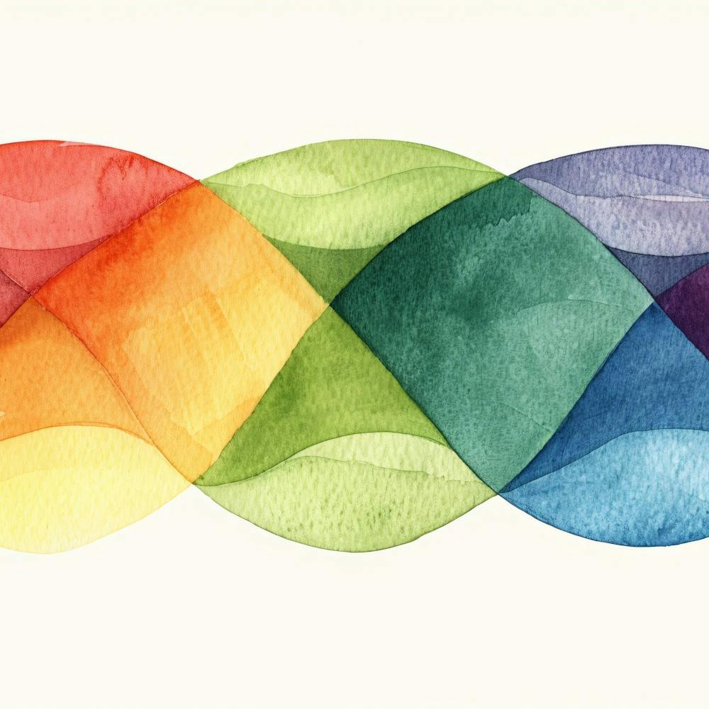 Rainbow Watercolor Painting