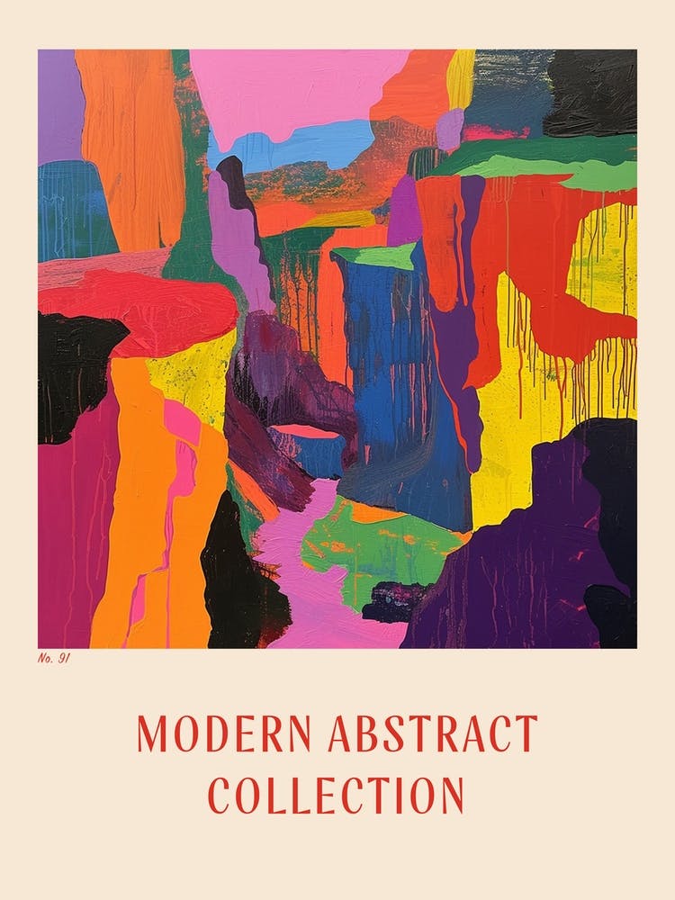 Modern Abstract Collection Poster 91
