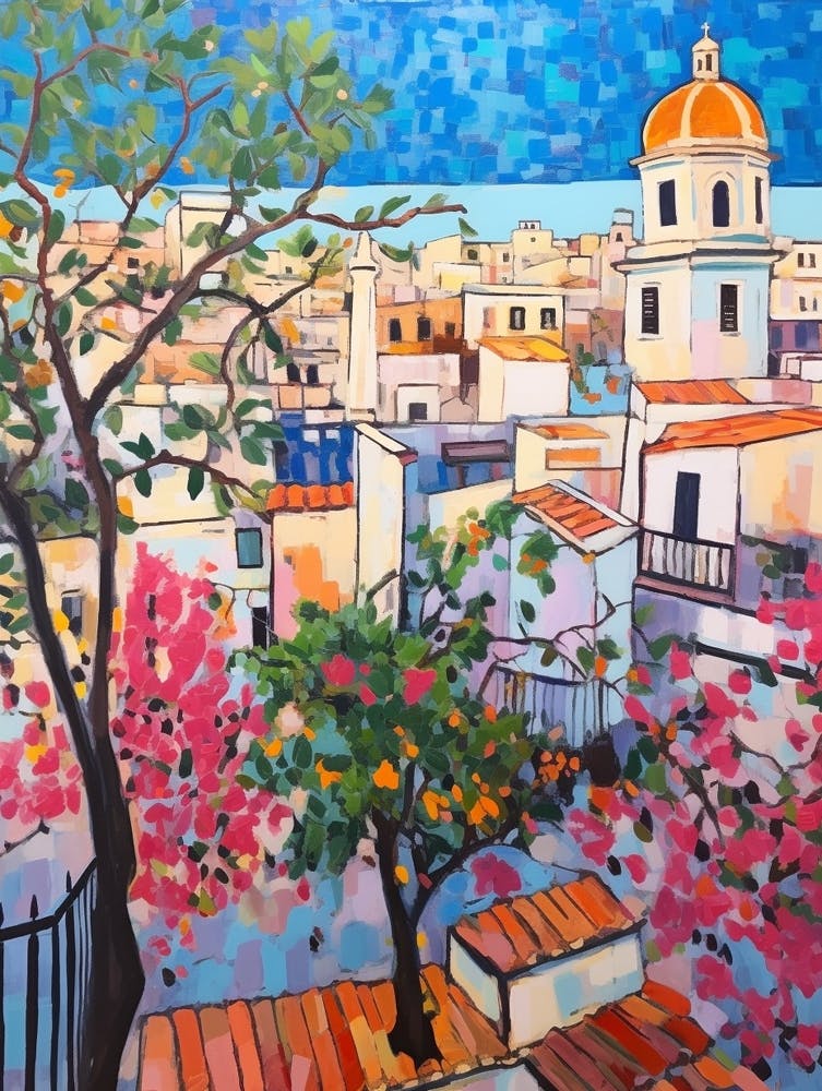 Bari Italy 3 Fauvist Painting