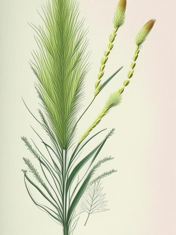 Horsetail Herb Pencil Colour