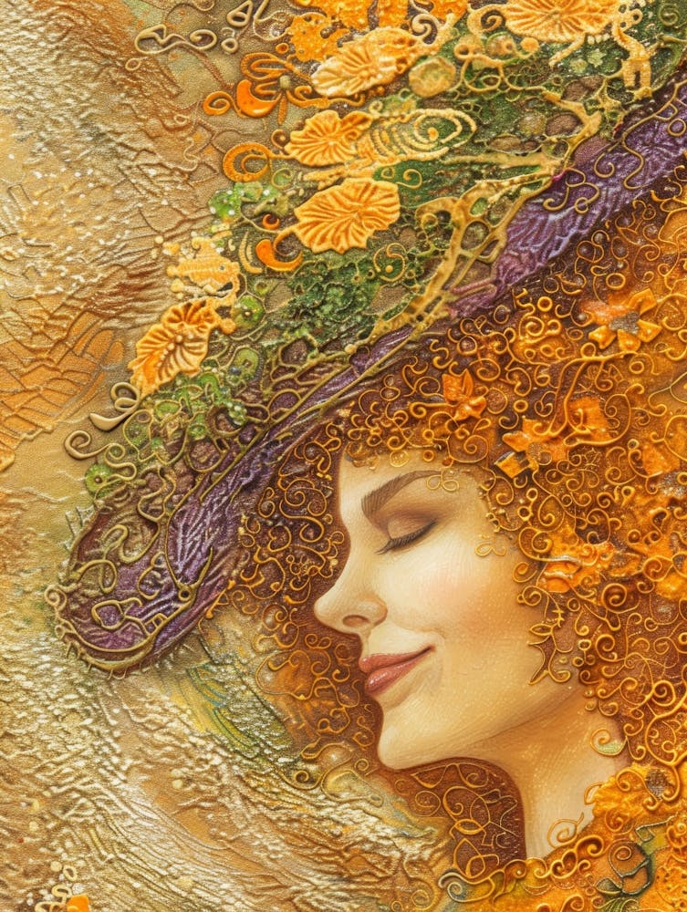 Woman In A Hat 68
