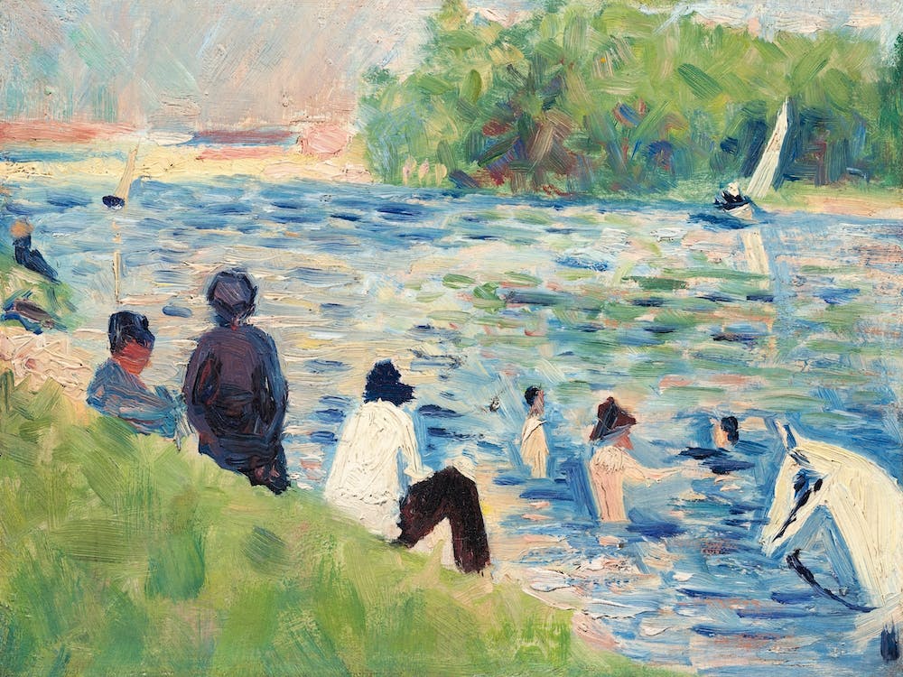 Study For Bathers At Asnières, Georges Seurat